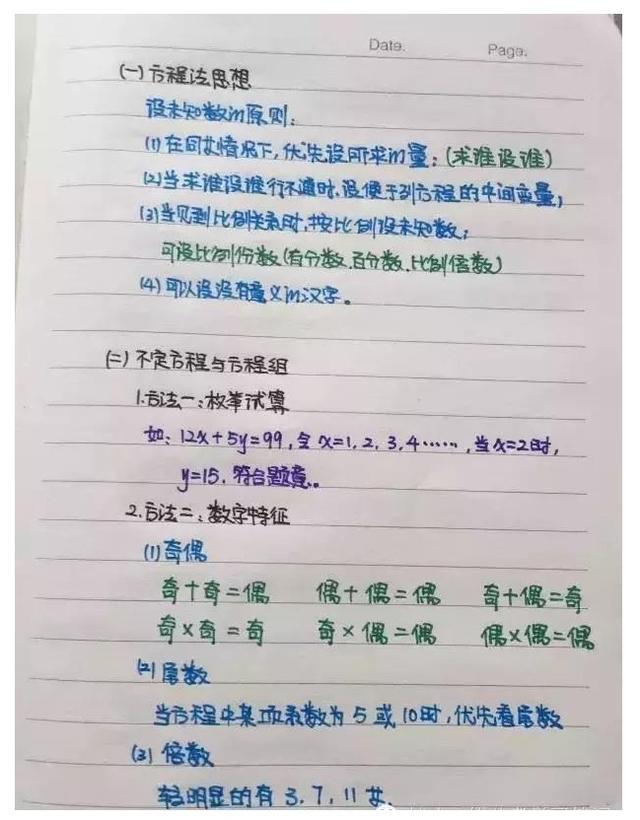 行測公式記不?。繉W霸幾張筆記就搞定了！